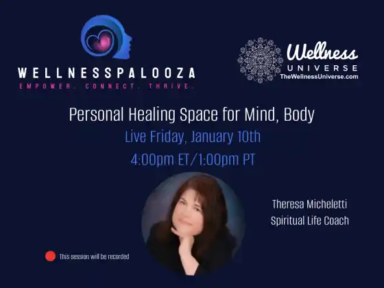 Wellnesspalooza 2025 Ruang Penyembuhan Peribadi untuk Minda, Badan dengan Theresa Micheletti